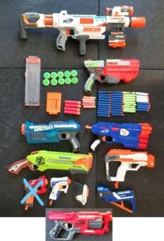 ナーフ6点セット中古　リタエイター　ストライクモジュラス　その他おまけ ナーフ6点セット中古 リタエイター ストライクモジュラス その他