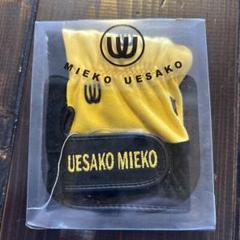 新品箱付きミエコウエサコ手袋グローブニット 革 皮 レザー 黒系 サイズ19cm ECCO Gloves Plisse ウィメンズ レザーグローブ | ブラック