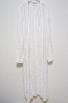 KBF ロングカーディガン 麻混