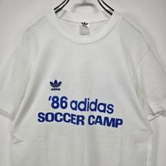 adidas　ヴィンテージ　Tシャツ　L　サッカーキャンプ　状態良好　美品　古着