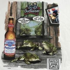 バドワイザー　カエル　ヴィンテージ　シングルステッチ　1995年　Tシャツ　XL Deadstock XL 95年 シングルステッチ バドワイザー frog カエル