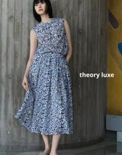 試着のみ24SS theory luxe フレアスカート セットアップ可 36