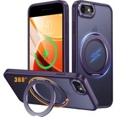 iPhone8/SE2 /SE3 用 ケース Magsafe対応 パープル