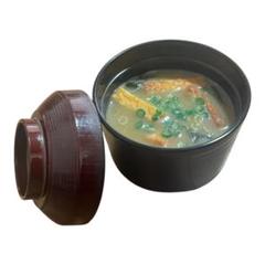 味噌汁 蓋付き椀 食品サンプル 9cm