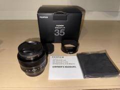 【美品】FUJIFILM XF35mm F1.4 R 元箱あり、フード付き 富士フイルム - SQUAREHOOD FUJIFILM XF35mmF1.4 専用 フード 美