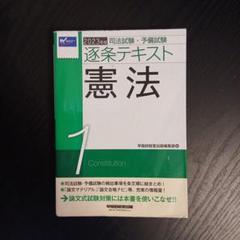 2023年版 司法試験・予備試験 逐条テキスト 1 憲法