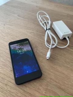 SIMロック解除済み AndroidONE S3-SH ネイビーブラック