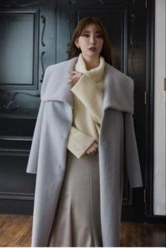 オフシーズン価格　ハーリップトゥ グレースラップコート　ベージュ　サイズS 2025年最新】GRACE wrap coatの人気アイテム - メルカリ