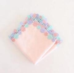 ひめ 近沢レース 金平糖3枚セット 新品 近沢レース 金平糖 タオルハンカチ3枚おまとめセット