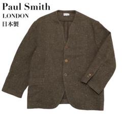 Paul Smith ポールスミス ノーカラージャケット 日本製 ウール M 2025年最新】Paul Smith メンズ ノーカラージャケットの人気