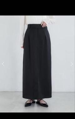 美品　crewre★クルーレ★バックタックナロースカート★ブラック・サイズ1 crewre online shop / バックタックナロースカート