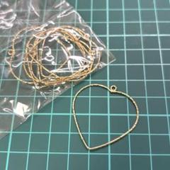ハート型アクセサリーパーツ