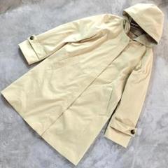 a.v.v 2way フーデットコート ライトイエロー サイズL ミドル丈