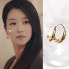 No.364 韓国ドラマ サイコだけど大丈夫 ソイェジ着用ピアス 上品