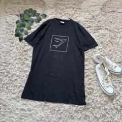 6046❃ジムシャーク❃オーバーサイズTシャツ/ロゴプリントカットソー/半袖/M