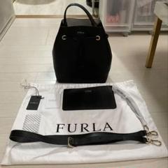 値下げ不可　FURLA ドローストリングバッグ　STACY Sサイズ 新品