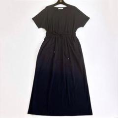 ebure ネイビー 半袖カットソーワンピース36　美品 ebure ネイビー 半袖カットソーワンピース36 美品 - メルカリ