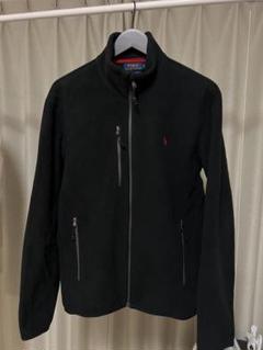 ポロバイラルフローレン　フード収納　裏地フリース　ブラック　ブルゾンXLサイズ. 名作 80s Polo by Ralph Lauren ポロバイラルフローレン