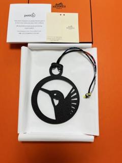極美品✨エルメス　プティアッシュ サークルイン ハート　チャーム　キーホルダー HERMES エルメス プティアッシュ バッグチャーム 