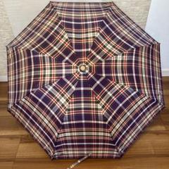 Vivienne Westwood　日傘　UVカット　パープル　チェック 日傘 Vivienne Westwood ヴィヴィアンウエストウッド USED品
