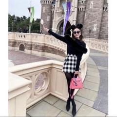 sheller シェリエ　ビッグチェックツイードキュロット 今日の超目玉】 sheller ビッグチェックツイードキュロット