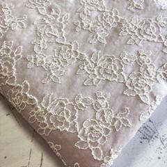 コットン刺繍生地　1m