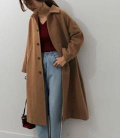 極美品✨ドアーズ23SS バルマカンコートゆったり36 濃いベージュ