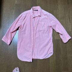 ROSEBUD COUPLES ピンク七分袖シャツ