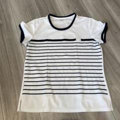 ellesse ストライプ 半袖 ショート丈 t シャツ ホワイト 2025年最新】Ellesse 柄・デザイン：ストライプ 半袖(Tシャツ)の