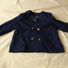 ネイビー ダブル ブレザー 濃紺 幼稚園 120サイズ