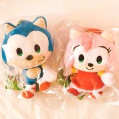 2個☆SONIC＆FRIENDS ソニック＆フレンズ マスコット ぬいぐるみのサムネイル