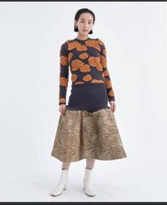 Lame jacquard knit dress/ラメジャガードニットドレスのサムネイル