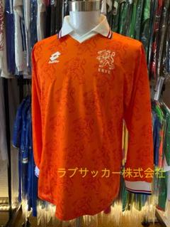オランダ代表　2001年　ホーム　長袖　Lサイズ オランダ代表 94/95 ホーム ユニフォーム 長袖 - メルカリ