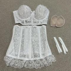 【美品】セモア ブライダルインナー E65 ビスチェタイプ 美品】セモア ブライダルインナー E65 ビスチェタイプ
