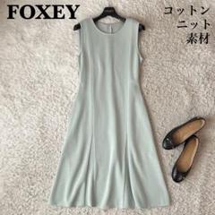 フォクシー ワンピースドレス ふんわりひざ丈 Vネック ミントグリーン ワンピース – FOXEY 公式オンラインブティック