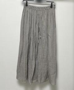 【新品・タグ付き】メゾンドソイル リネンスカート maison de soil（メゾンドソイル）の「SOIL LINEN GINGHAM CHECK