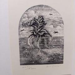 オシャレです 作家もの 版画 新品・未使用 44609569.jpg