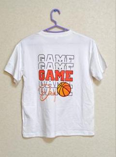 ガールズ　バスケットボール　Tシャツ　　ホワイト　10Y　134-140cm