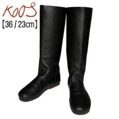 美品　KOOS コース　ルーカス　ロングブーツ　シボ革　黒　25㎝ 2025年最新】koos lucasの人気アイテム - メルカリ