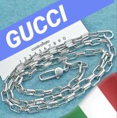 美品　GUCCI 3.7ミリ　シルバー925 チェーンネックレス 美品 GUCCI 3.8ミリ シルバー925チェーンネックレス - メルカリ