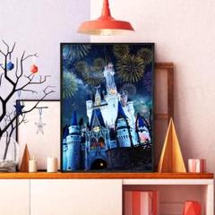 シンデレラ城/Disney/グラフィックアート/アートポスター/A2