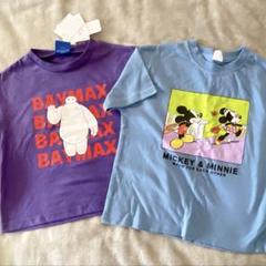 最終　100 トップス　リトシー　ディズニー　ベイマックス　ミッキー　Tシャツ