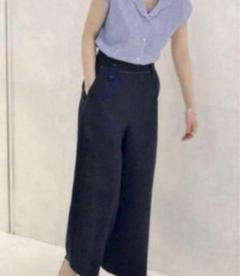 IENA＊イエナ＊sese バミューダパンツ＊ネイビー＊38 IENA - イエナ IENA sese ワイドパンツ ジップフライ 38 M 紺