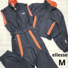 ellesse ジャンプスーツ M グレー/ピンクオレンジ ellesse ジャンプスーツ M グレー/ピンクオレンジ - メルカリ