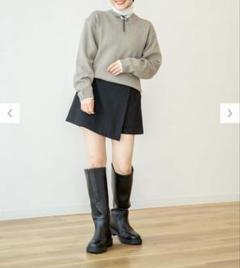 【未着用】UNIQLO:C コンフィールタッチロングブーツ 24.5cm