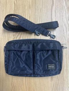 美品　PORTER ポーター タンカー ポーチ ミニバッグ　ネイビー　紺 熱い販売 タンカー TANKER ポーター PORTER ポーチ ネイビー系
