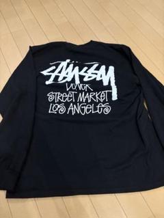 STUSSY DoVeR STReeT MARKeT 長袖シャツ M ブラック
