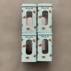 PAUL & JOE 猫デザイン金属缶4個セット