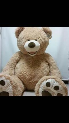 大型くまのぬいぐるみ/140cm/PLUSH TEDDY BEAR 53inch