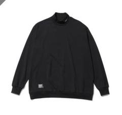DOUBLE JERSEY DRY TECH L/S MOCK NECK TEE